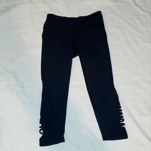 Athleta leggings.  Cropped black